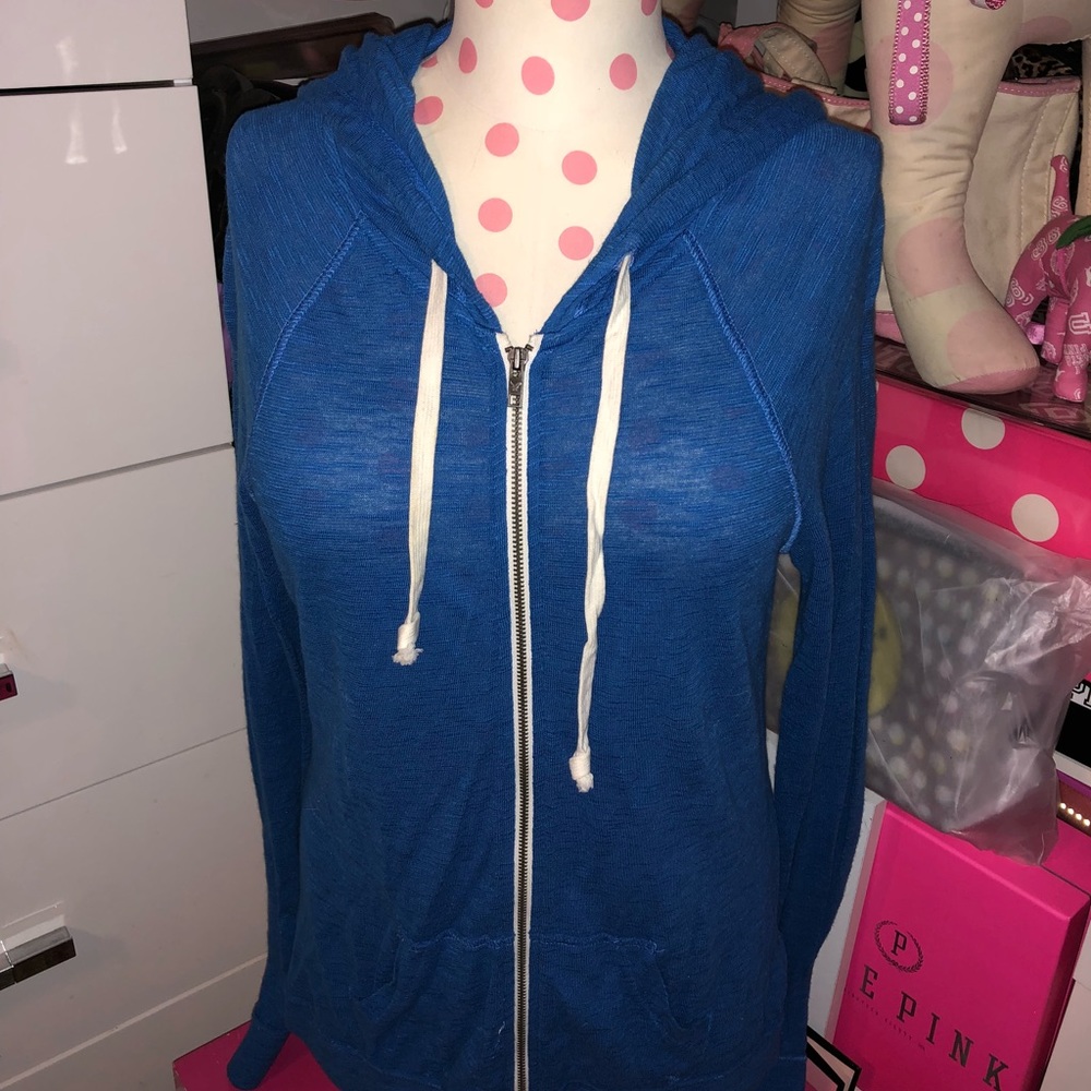 American eagle light full zip jacket hoodie
